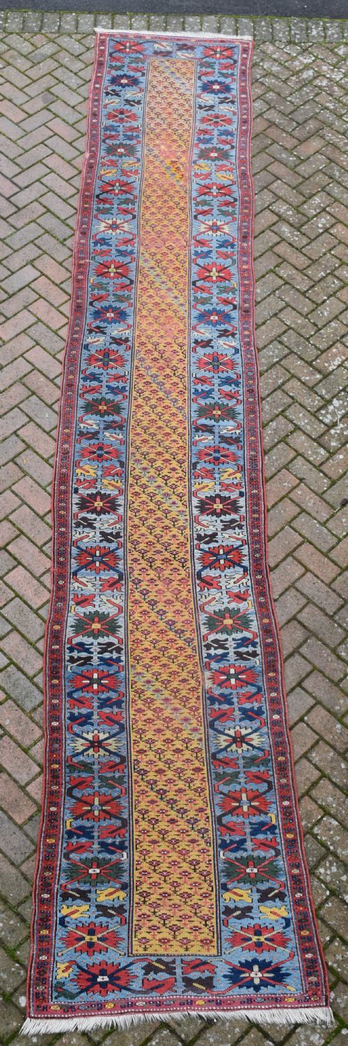 a long narrow kurdish runner 503x86 cm - CATEGORY: ANTIQUE RUGS - DATED 1890