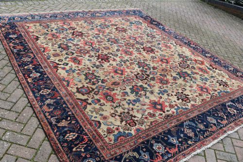 AN ANTIQUE FERAHAN SMALL ROOMSIZE SQUARE CARPET 330X305CM - ADDITIONAL PHOTO 7