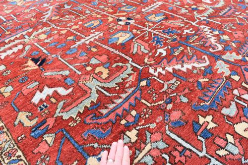 AN ANTIQUE HERIZ ROOMSIZE CARPET 350X240 CM - ADDITIONAL PHOTO 2