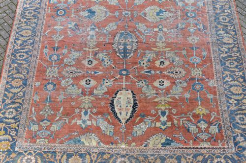 FINE ANTIQUE SULTANABAD COUNTRY HOUSE CARPET 407X350 CM - ADDITIONAL PHOTO 2