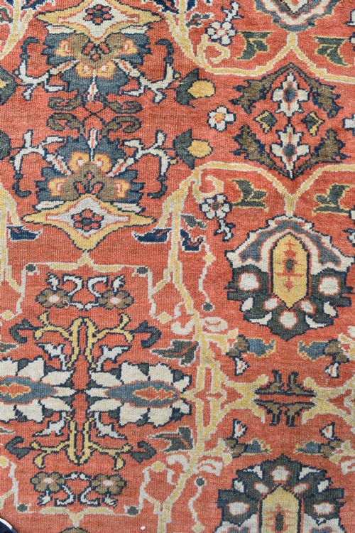 A MASSIVE ANTIQUE ZIEGLER MAHAL CARPET 623X398CM - ADDITIONAL PHOTO 4