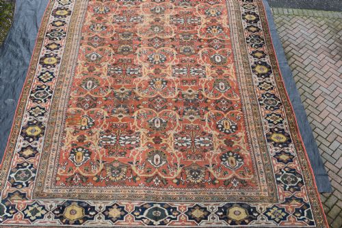 A MASSIVE ANTIQUE ZIEGLER MAHAL CARPET 623X398CM - ADDITIONAL PHOTO 8