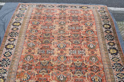 A MASSIVE ANTIQUE ZIEGLER MAHAL CARPET 623X398CM - ADDITIONAL PHOTO 9