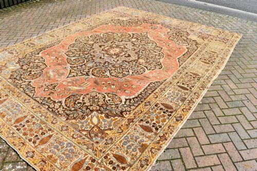 ANTIQUE TABRIZ ROOMSIZE CARPET 373X289CM - ADDITIONAL PHOTO 5