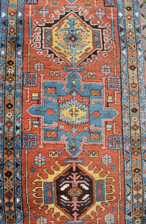 AN ANTIQUE HERIZ NARROW RUNNER IN MINT CONDITION 323X84 CM - ADDITIONAL PHOTO 3