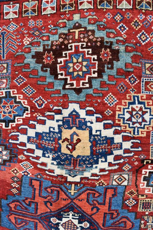 AN EARLY KURDISH KORDI CARPET 268X180 CM - ADDITIONAL PHOTO 5