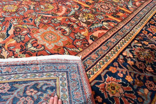 VERY LARGE ANTIQUE MAHAL COUNTRY HOUSE CARPET 570X376 CM - ADDITIONAL PHOTO 8