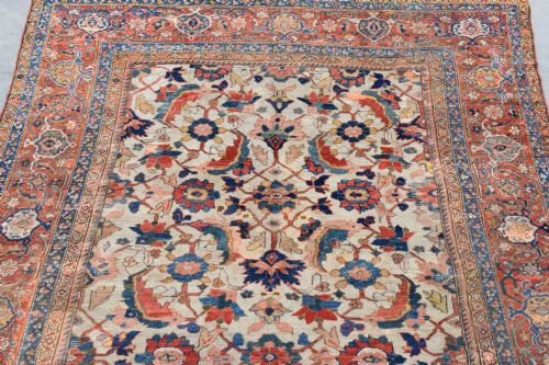AN ANTIQUE MAHAL COUNTRY HOUSE CARPET CARPET 310X247CM - ADDITIONAL PHOTO 2