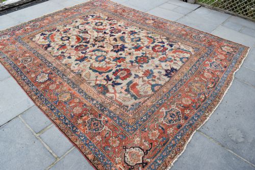 AN ANTIQUE MAHAL COUNTRY HOUSE CARPET CARPET 310X247CM - ADDITIONAL PHOTO 1