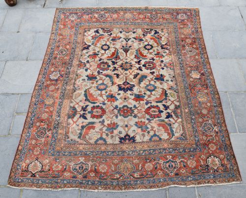 an antique mahal country house carpet carpet 310x247cm - CATEGORY: ANTIQUE RUGS - DATED 1880