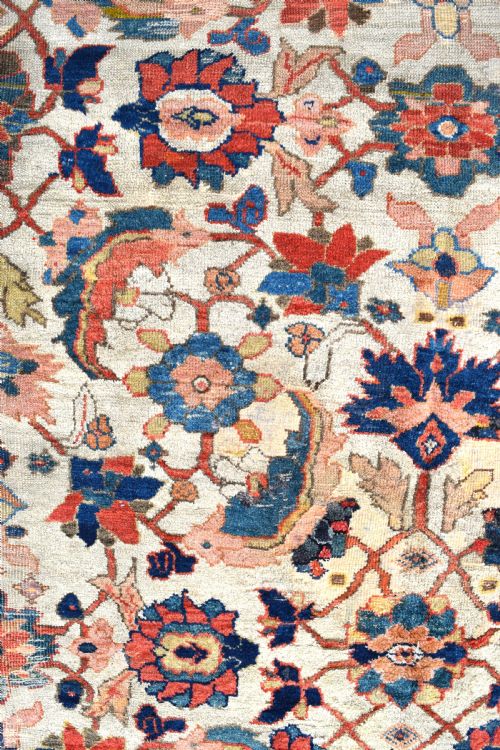 AN ANTIQUE MAHAL COUNTRY HOUSE CARPET CARPET 310X247CM - ADDITIONAL PHOTO 4