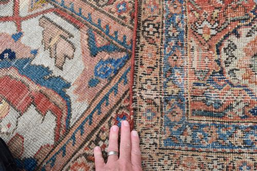 AN ANTIQUE MAHAL COUNTRY HOUSE CARPET CARPET 310X247CM - ADDITIONAL PHOTO 8