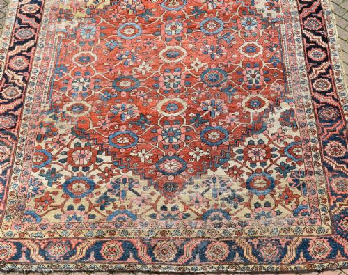 ANTIQUE HERIZ CARPET WITH ALLOVER FLOWERS 377X288 CM - ADDITIONAL PHOTO 1
