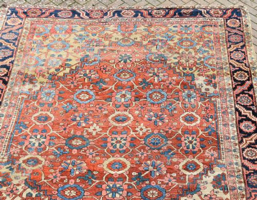 ANTIQUE HERIZ CARPET WITH ALLOVER FLOWERS 377X288 CM - ADDITIONAL PHOTO 2