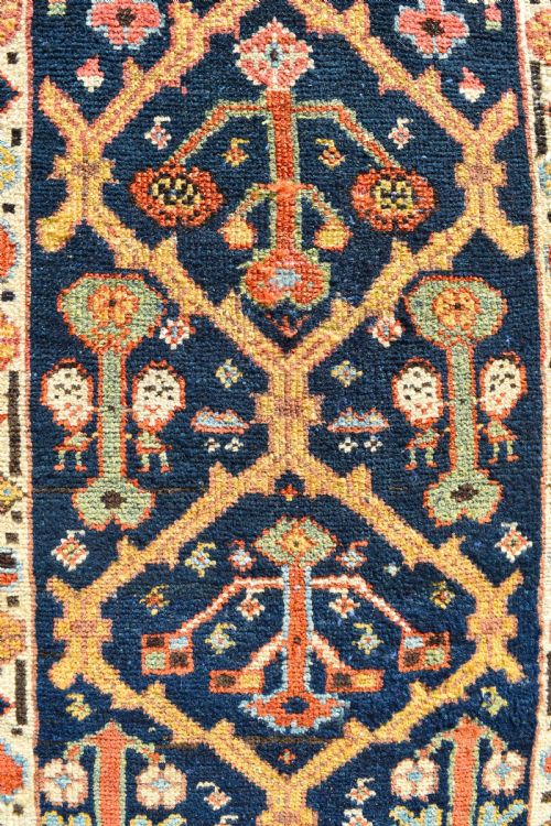 A VERY LONG NARROW ANTIQUE RUNNER 540X96 CM - ADDITIONAL PHOTO 6