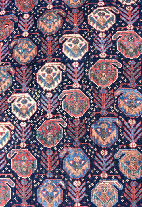 A VERY FINE ANTIQUE AFSHAR RUG 136X100CM - ADDITIONAL PHOTO 2