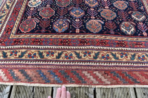 A VERY FINE ANTIQUE AFSHAR RUG 136X100CM - ADDITIONAL PHOTO 3