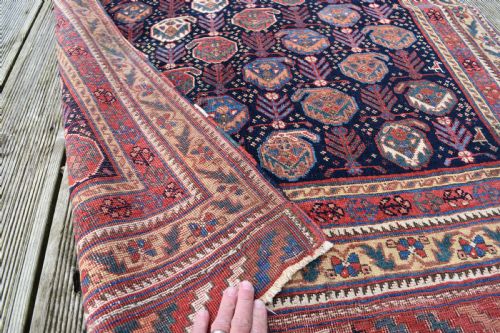 A VERY FINE ANTIQUE AFSHAR RUG 136X100CM - ADDITIONAL PHOTO 4