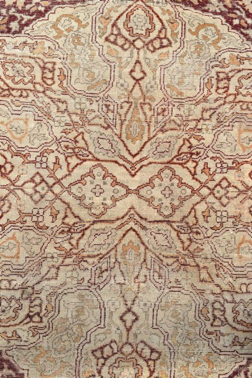 AN ANTIQUE FESENEH COUNTRY HOUSE CARPET 343X253CM - ADDITIONAL PHOTO 4