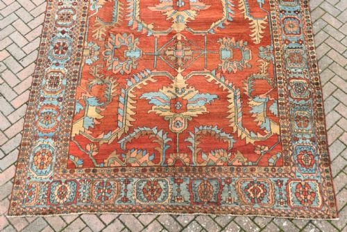A WONDERFUL ANTIQUE HERIZ CARPET 357X246CM - ADDITIONAL PHOTO 1
