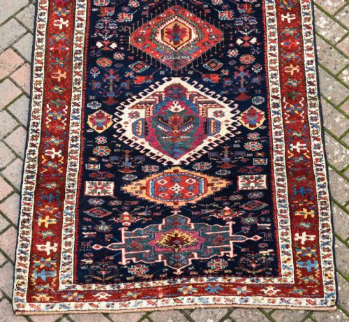 AN EARLY KARADAGH LONG RUG 385X115CM - ADDITIONAL PHOTO 1
