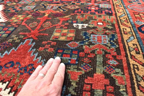 RARE KURDISH SAUG BULAK RUG 239X122CM - ADDITIONAL PHOTO 3