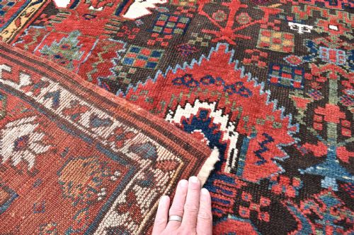 RARE KURDISH SAUG BULAK RUG 239X122CM - ADDITIONAL PHOTO 6