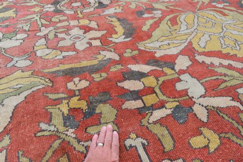 AN ANTIQUE SULTANABAD CARPET 390X3117 CM - ADDITIONAL PHOTO 2