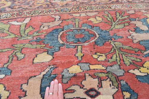 AN ANTIQUE SULTANABAD CARPET 390X3117 CM - ADDITIONAL PHOTO 8