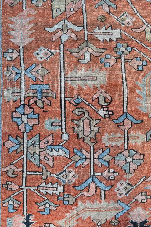 A LARGE ANTIQUE HERIZ CARPET 465X301CM - ADDITIONAL PHOTO 1