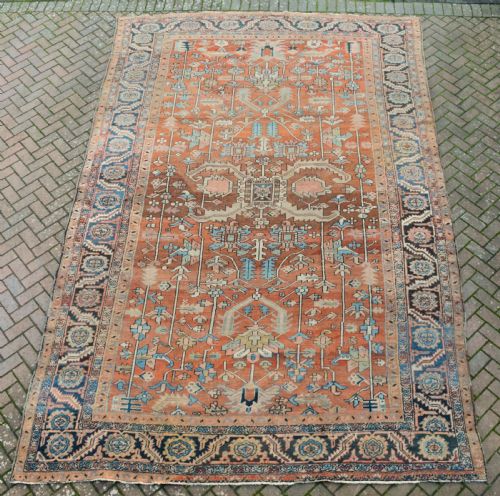 A LARGE ANTIQUE HERIZ CARPET 465X301CM - ADDITIONAL PHOTO 6