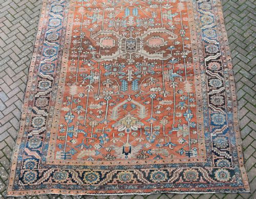 A LARGE ANTIQUE HERIZ CARPET 465X301CM - ADDITIONAL PHOTO 7
