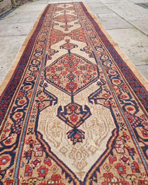 AN ANTIQUE SERAB NARROW RUNNER 445X90CM - ADDITIONAL PHOTO 1