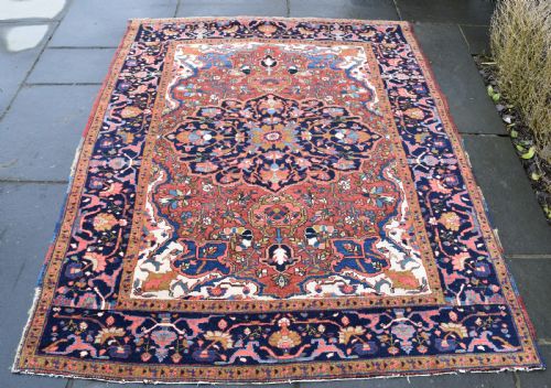 AN ANTIQUE HERIZ RUG 199X152CM - ADDITIONAL PHOTO 1