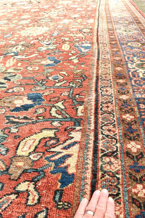 ANTIQUE OVERSIZE MAHAL CARPET 597X345CM - ADDITIONAL PHOTO 7