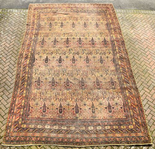 early kirman oversized carpet 538x303 cm - CATEGORY: ANTIQUE RUGS - DATED 1800