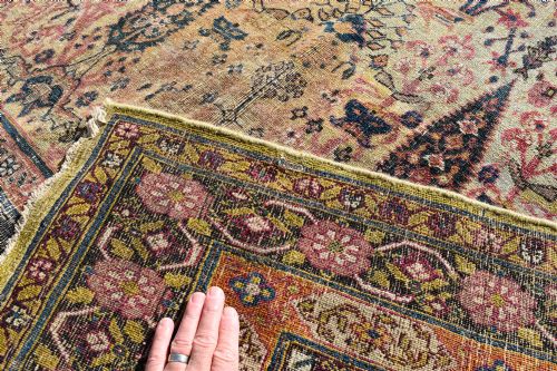 EARLY KIRMAN OVERSIZED CARPET 538X303 CM - ADDITIONAL PHOTO 4