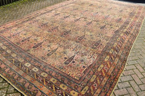 EARLY KIRMAN OVERSIZED CARPET 538X303 CM - ADDITIONAL PHOTO 6
