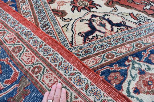 ANTIQUE ZIEGLER MAHAL CARPET 486X414 CM - ADDITIONAL PHOTO 1