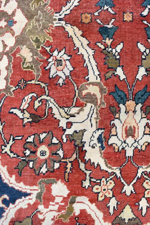 ANTIQUE ZIEGLER MAHAL CARPET 486X414 CM - ADDITIONAL PHOTO 8
