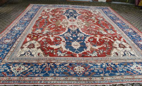 ANTIQUE ZIEGLER MAHAL CARPET 486X414 CM - ADDITIONAL PHOTO 11
