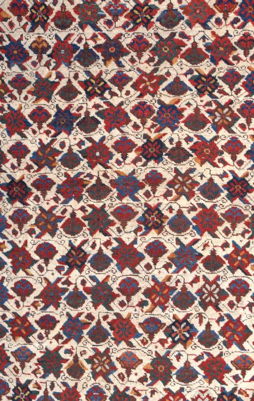ANTIQUE IVORY GROUND AFSHAR RUG 140X107CM - ADDITIONAL PHOTO 4