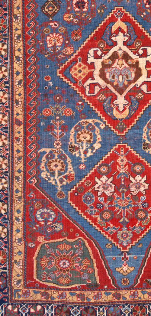 A FINE QASGAI RUG 204X105CM - ADDITIONAL PHOTO 3