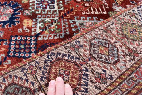 A VERY FINE ANTIQUE SHEKARLU TRIBAL CARPET 204X174 CM - ADDITIONAL PHOTO 2