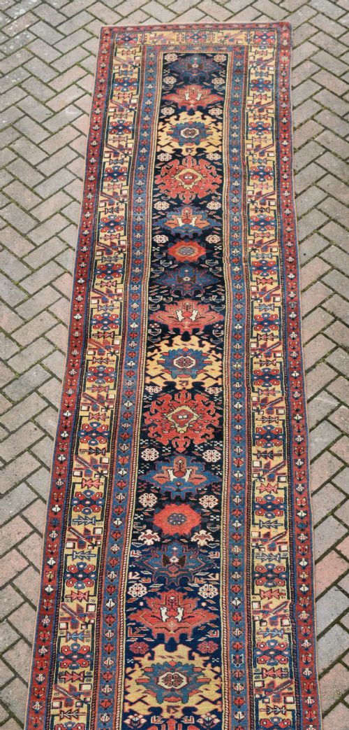 ANTIQUE KURDISH RUNNER 440X96 CM - ADDITIONAL PHOTO 4