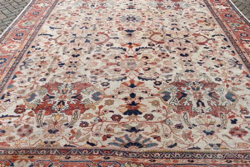 FINE ANTIQUE ZIEGLER CARPET 405X321 CM - ADDITIONAL PHOTO 2