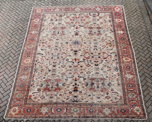 FINE ANTIQUE ZIEGLER CARPET 405X321 CM - ADDITIONAL PHOTO 3