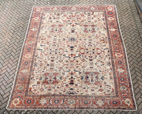 FINE ANTIQUE ZIEGLER CARPET 405X321 CM - ADDITIONAL PHOTO 4