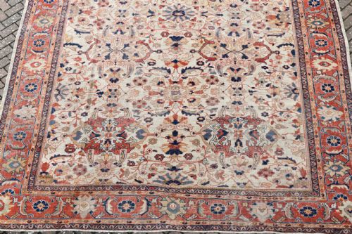 FINE ANTIQUE ZIEGLER CARPET 405X321 CM - ADDITIONAL PHOTO 6