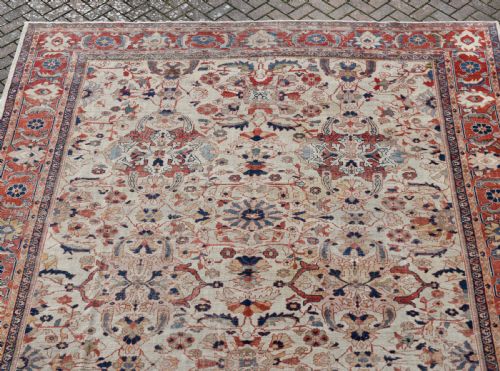 FINE ANTIQUE ZIEGLER CARPET 405X321 CM - ADDITIONAL PHOTO 8